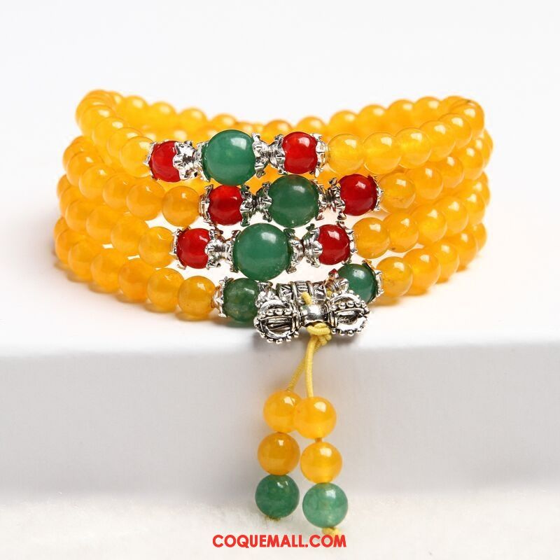 Bracelets Femme Naturel Cristal Accessoires, Bracelets Bracelet Jaune