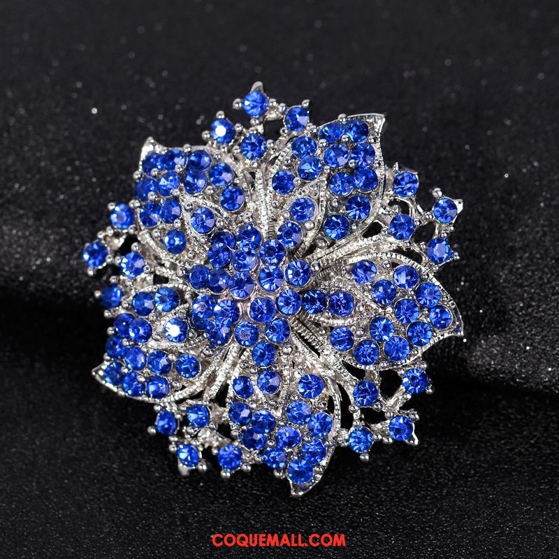 Broche Femme Badge Gros Pierres De Strass, Broche Cristal Châle