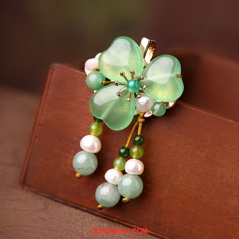 Broche Femme Châle Vert Manteau, Broche All-match Corsage