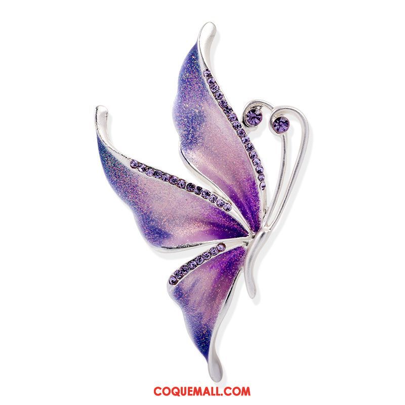 Broche Femme Haut Grade Perle Papillon, Broche Accessoires Cristal