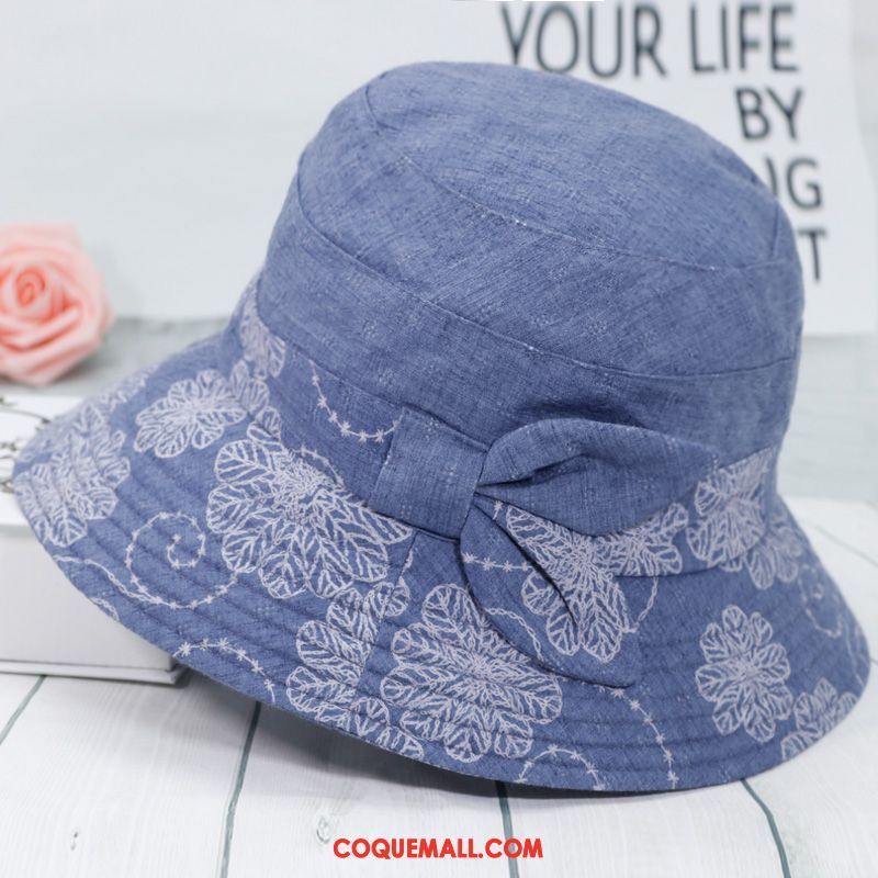 Casquette Chapeau Femme Chapeau De Pêcheur Chapeau Ombre, Casquette Chapeau Tissu Printemps