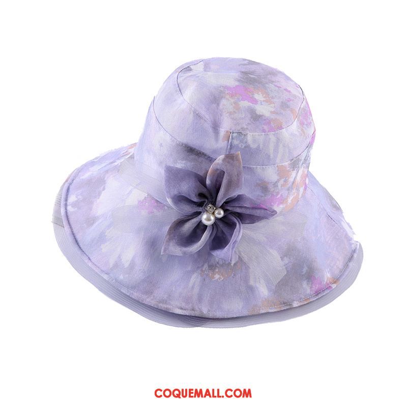 Casquette Chapeau Femme Chapeau De Soleil All-match Ombre, Casquette Chapeau Été Voyage