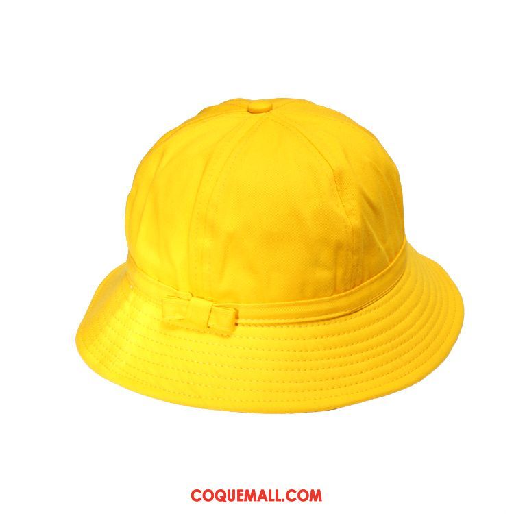 Casquette Chapeau Femme Petit Charmant Étudiant, Casquette Chapeau Jaune Été