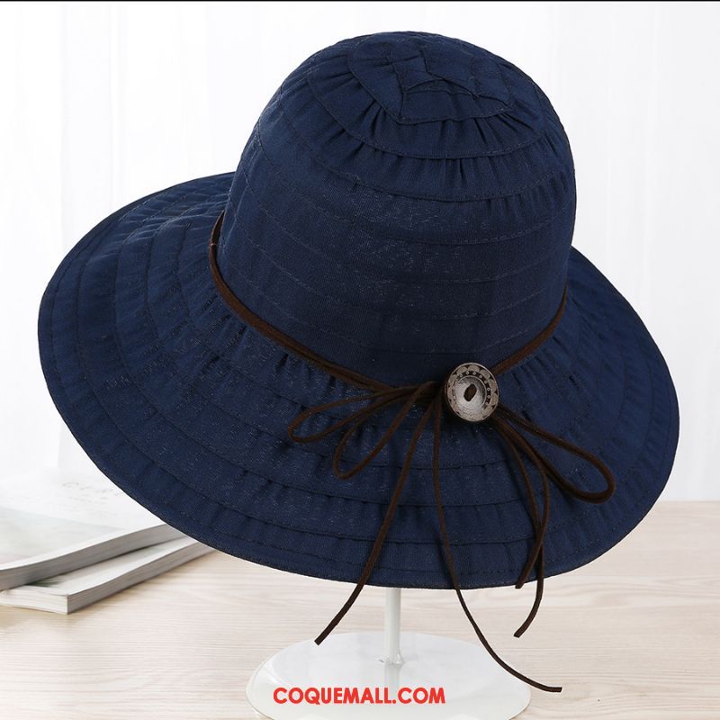 Casquette Chapeau Femme Tissu Ombre Gros, Casquette Chapeau Été Bois