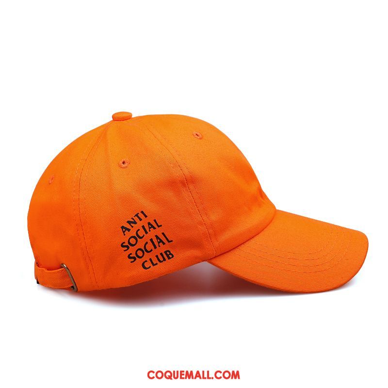 Casquette Chapeau Homme Casquette Casquette De Baseball Femme, Casquette Chapeau Doux Tendance Orange