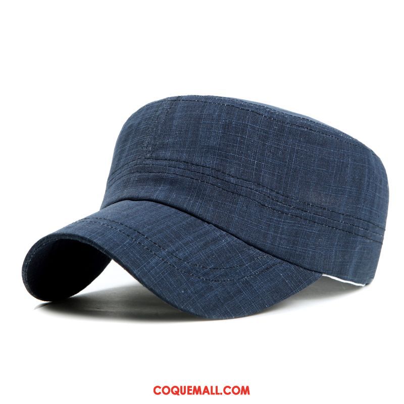 Casquette Chapeau Homme Casquette Lin Personnes Âgées, Casquette Chapeau Âge Moyen Été