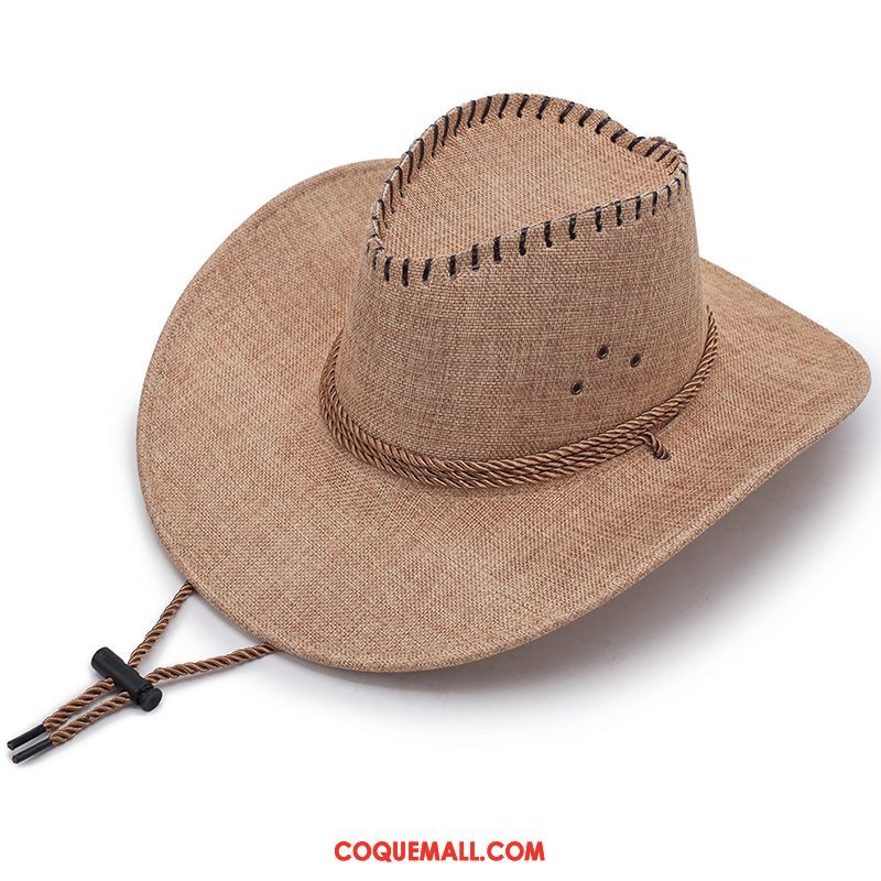 Casquette Chapeau Homme Chapeau De Soleil Denim Chapeau, Casquette Chapeau Balade Été Beige