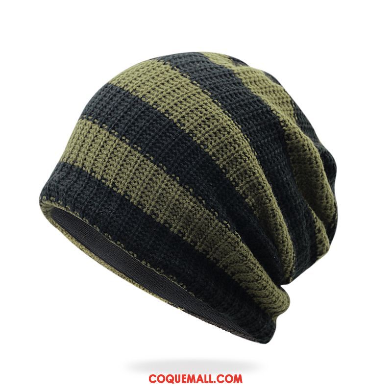 Casquette Chapeau Homme Vert Tendance Noir, Casquette Chapeau L'automne Hiver