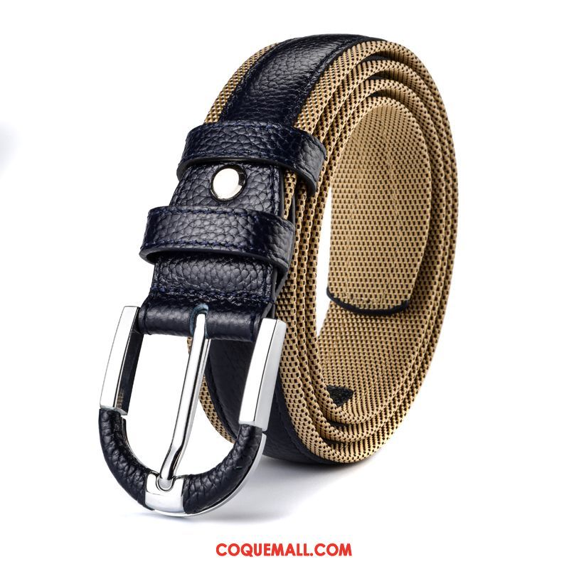 Ceinture Femme Homme Boucle Bien, Ceinture Loisir Toile