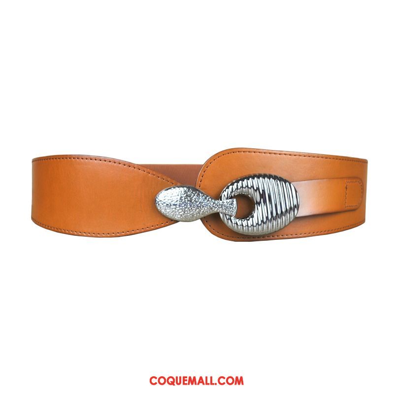 Ceinture Femme Loisir Été Élastique, Ceinture Décoration All-match