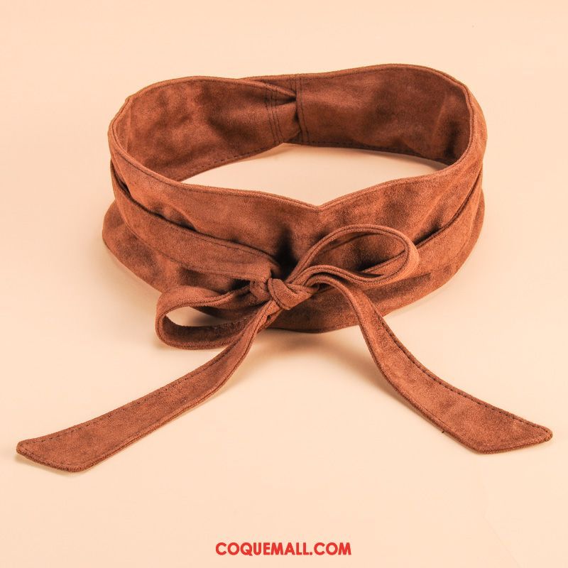 Ceinture Femme Longue Section Doux Décoration, Ceinture All-match Mode