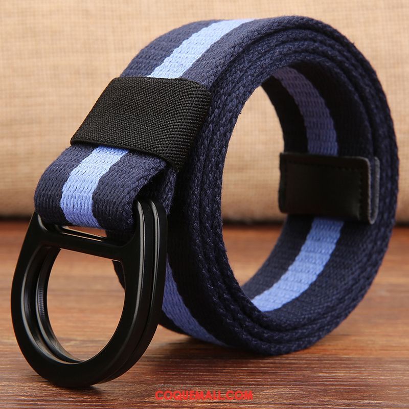 Ceinture Femme Mode Denim Étudiant, Ceinture Toile Allongé Blau