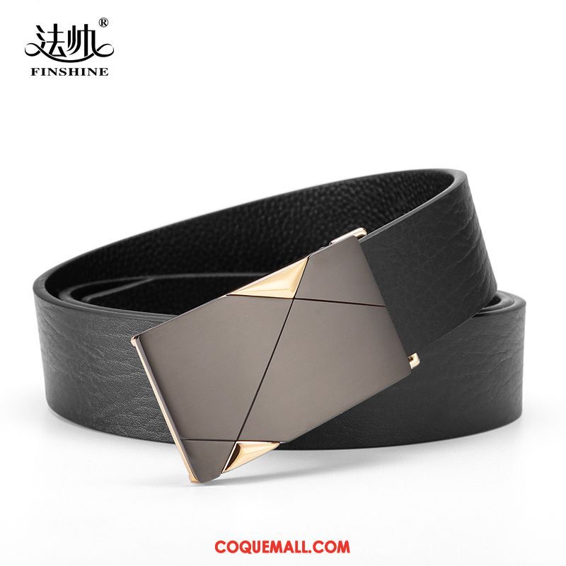 Ceinture Homme Cuir Véritable Vêtements De Cérémonie Noir, Ceinture Personnalité All-match Braun