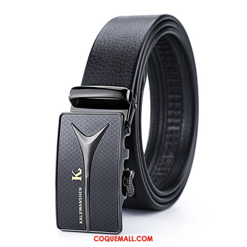 Ceinture Homme Loisir Âge Moyen Boucle Automatique, Ceinture Vêtements De Cérémonie Jeunesse