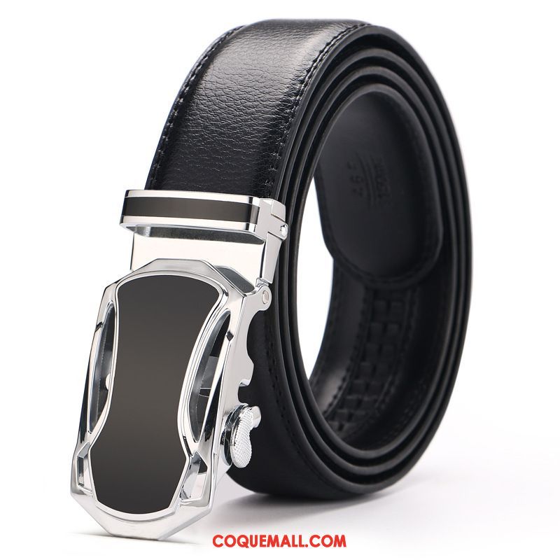 Ceinture Homme Pure Blanc All-match, Ceinture Jeunesse Entreprise