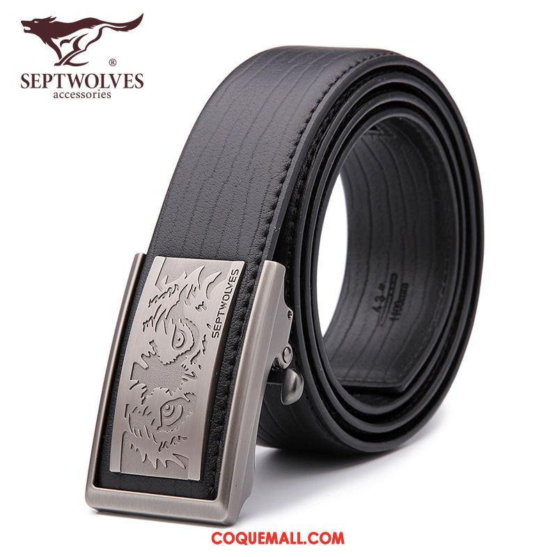 Ceinture Homme Tendance Pure Loisir, Ceinture Cuir Véritable Authentique