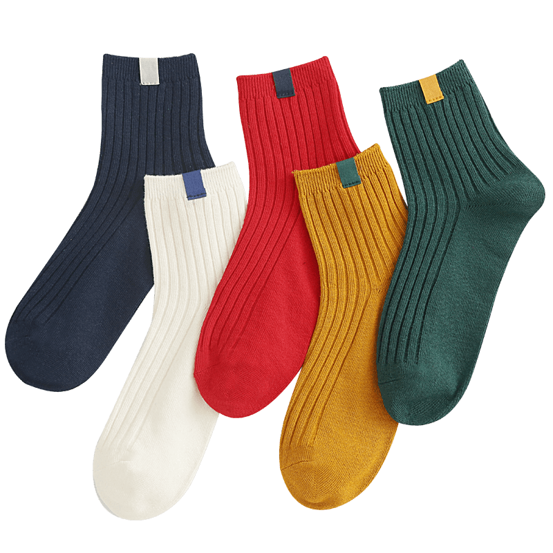 Chaussette Femme Été Chaussettes En Coton Coton, Chaussette Chaussette Courte Vent De L'université