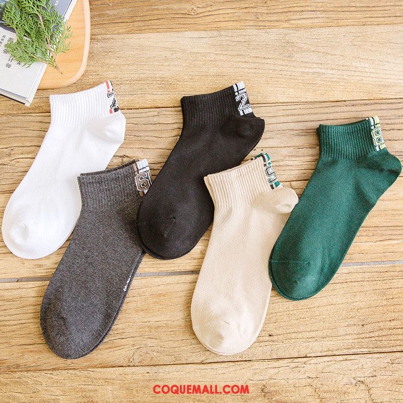 Chaussette Homme Faible Chaussette Basse Coupée Invisible, Chaussette Chaussettes En Coton Transpiration