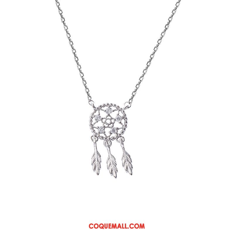 Collier Femme Réseau Pure Personnalité, Collier Pendentif Tempérament