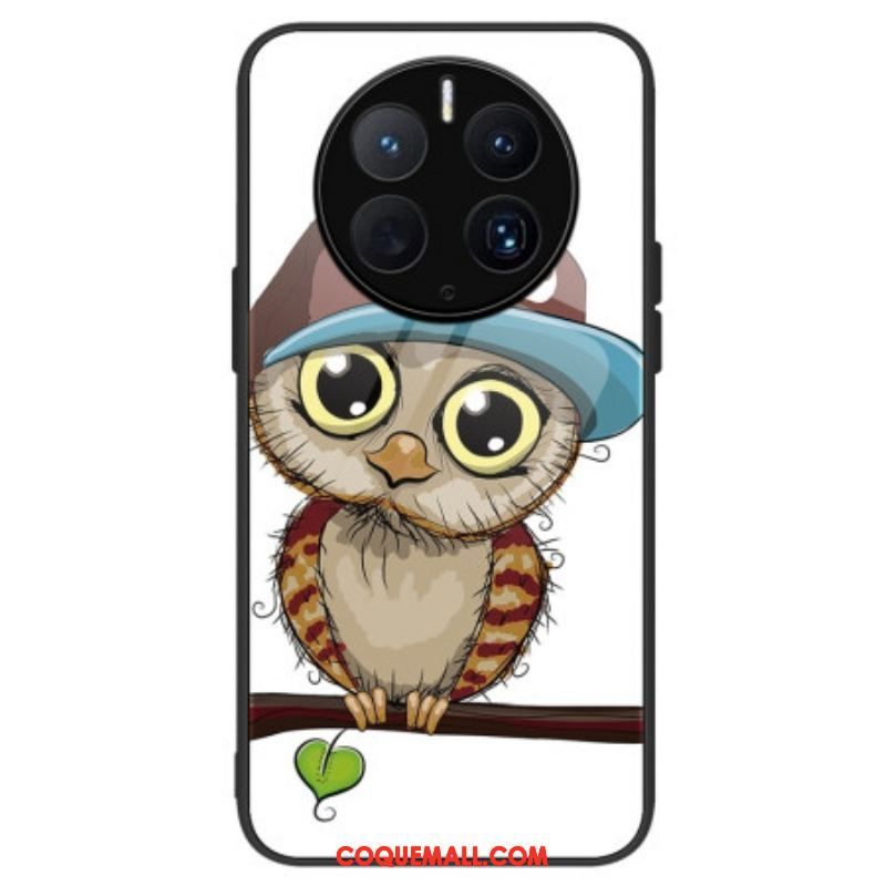 Coque Huawei Mate 50 Pro Verre Trempé Bad Hibou