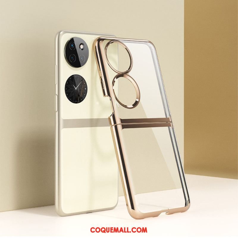 Coque Huawei P50 Pocket Transparente Colorée