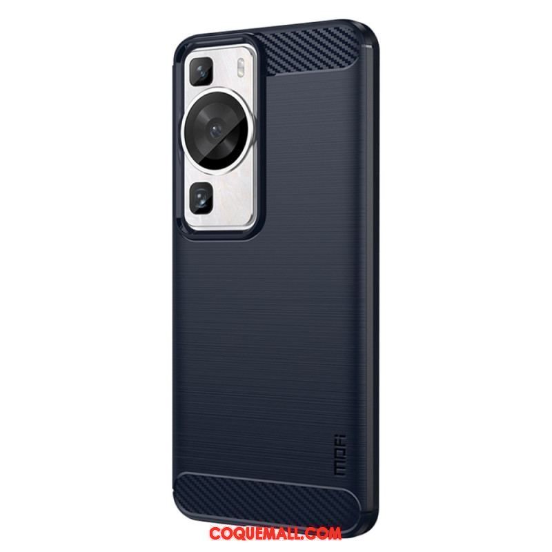 Coque Huawei P60 Pro Fibre Carbone Brossée MOFI