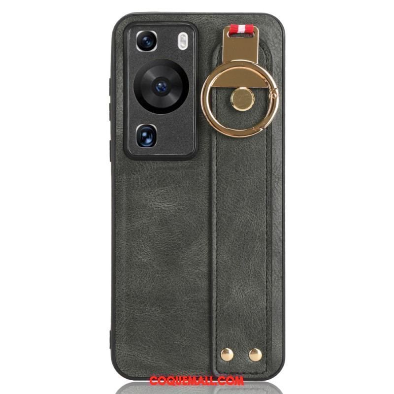 Coque Huawei P60 Pro avec Sangle et Anneau