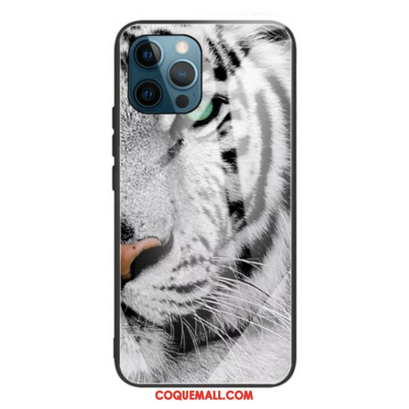 Coque IPhone 13 Pro Max Verre Trempé Tigre