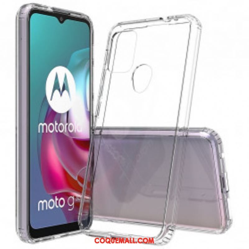 Coque Moto G30 / Moto G10 Transparente Coins Renforcés