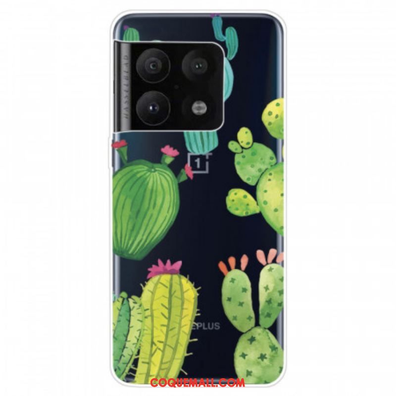 Coque OnePlus 10 Pro 5G Cactus Aquarelle