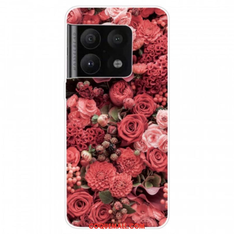 Coque OnePlus 10 Pro 5G Fleurs Roses