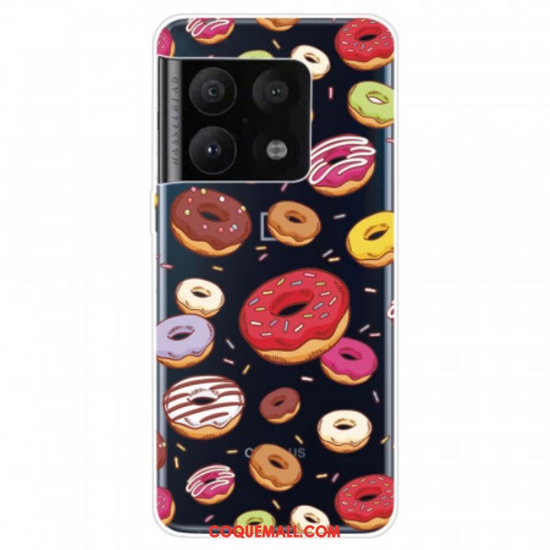 Coque OnePlus 10 Pro 5G love Donuts
