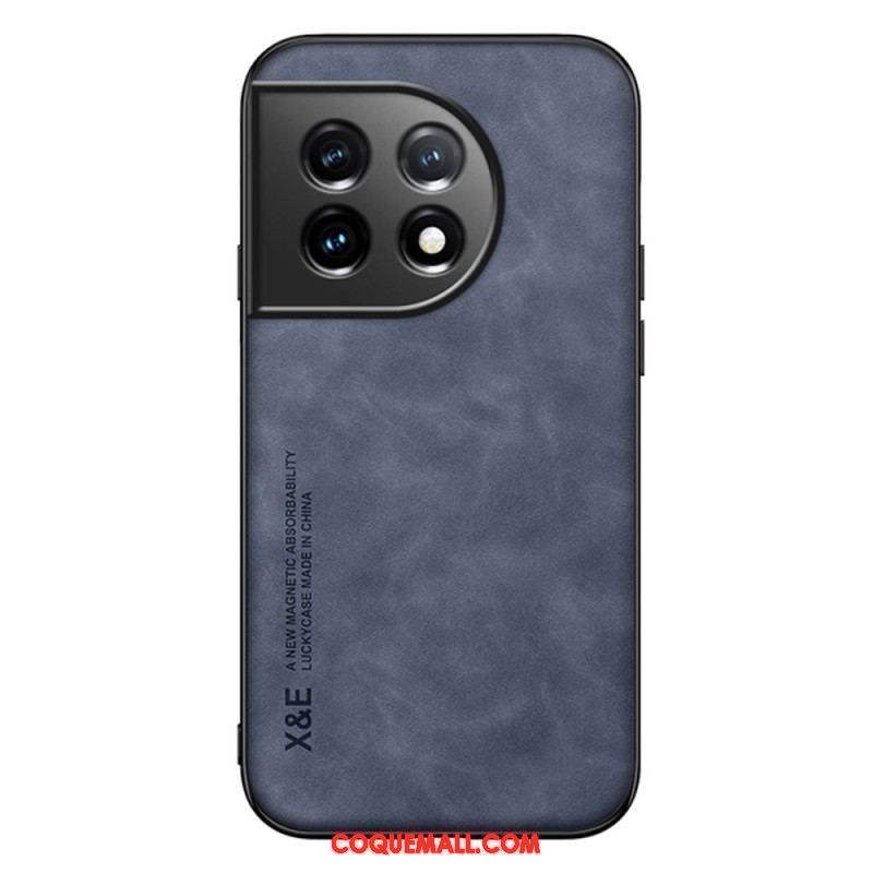 Coque OnePlus 11 5G Cuir Effet Cuir X&E