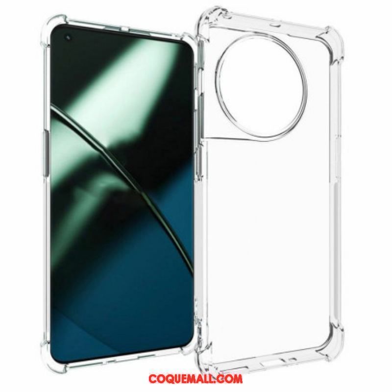 Coque OnePlus 11 5G Transparente Coins Renforcés