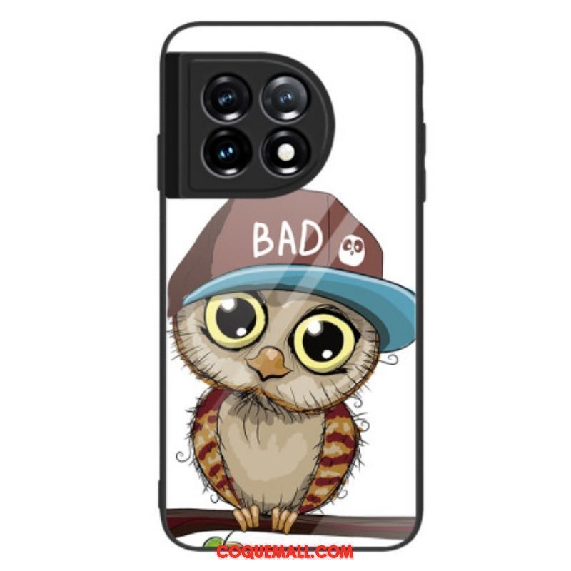 Coque OnePlus 11 5G Verre Trempé Bad Hibou