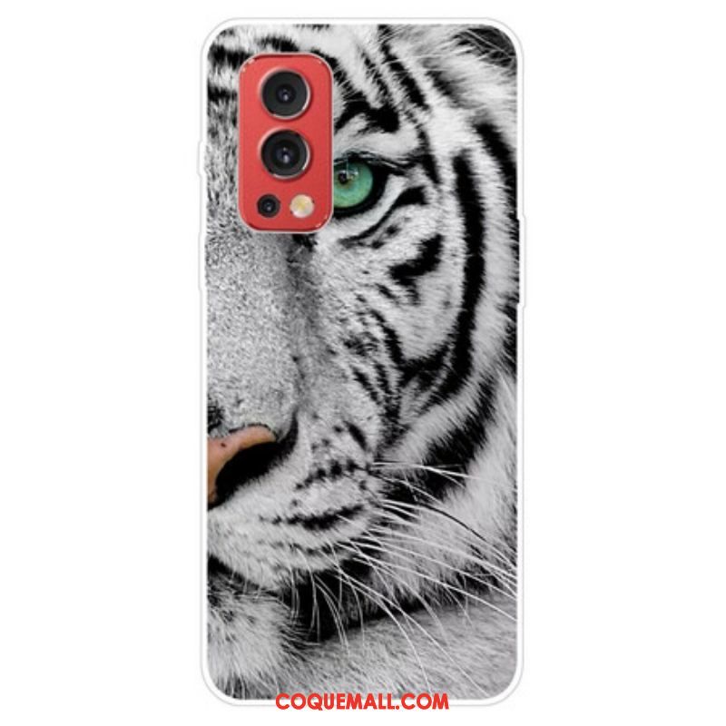 Coque OnePlus Nord 2 5G Face de Tigre