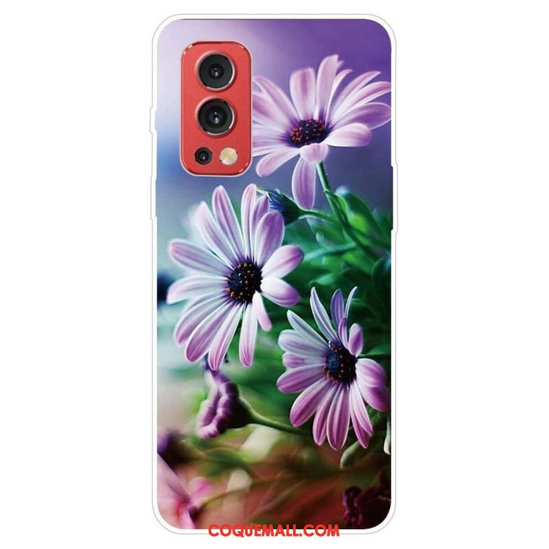 Coque OnePlus Nord 2 5G Fleurs Réalistes