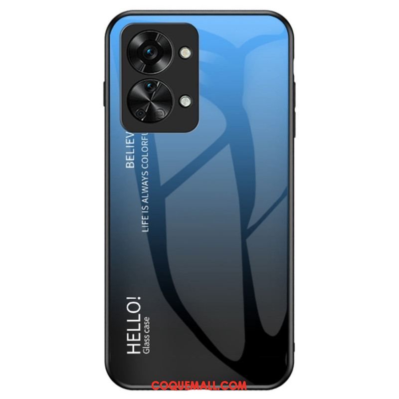 Coque OnePlus Nord 2T 5G Verre Trempé Hello