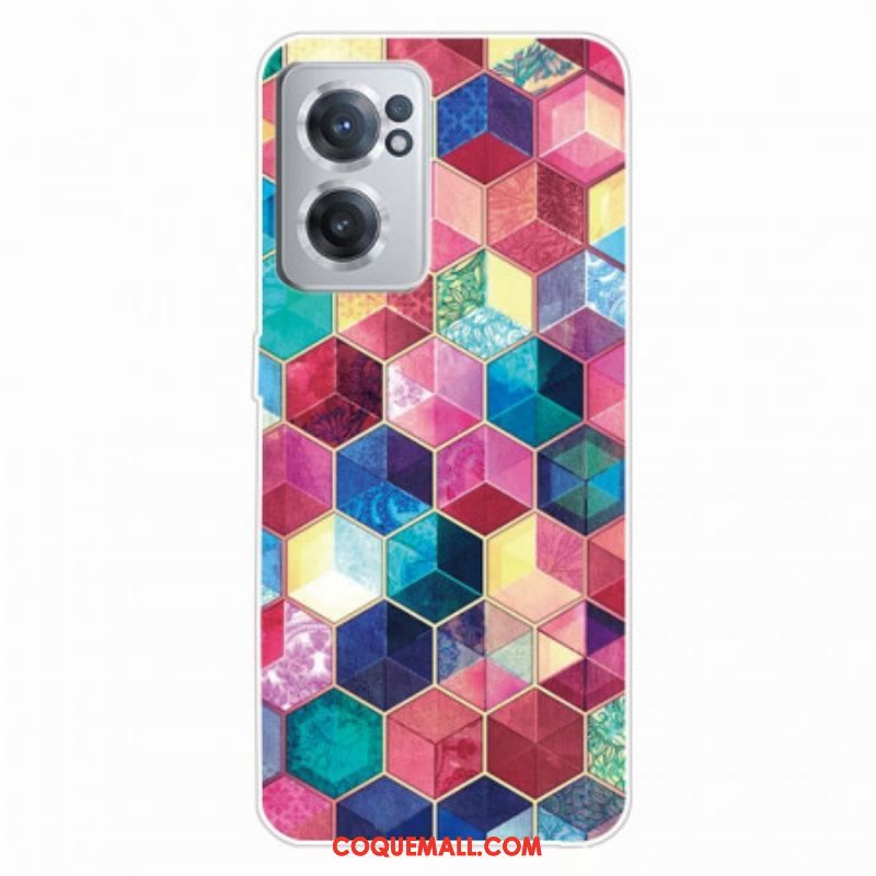 Coque OnePlus Nord CE 2 5G Cubes Multicolores