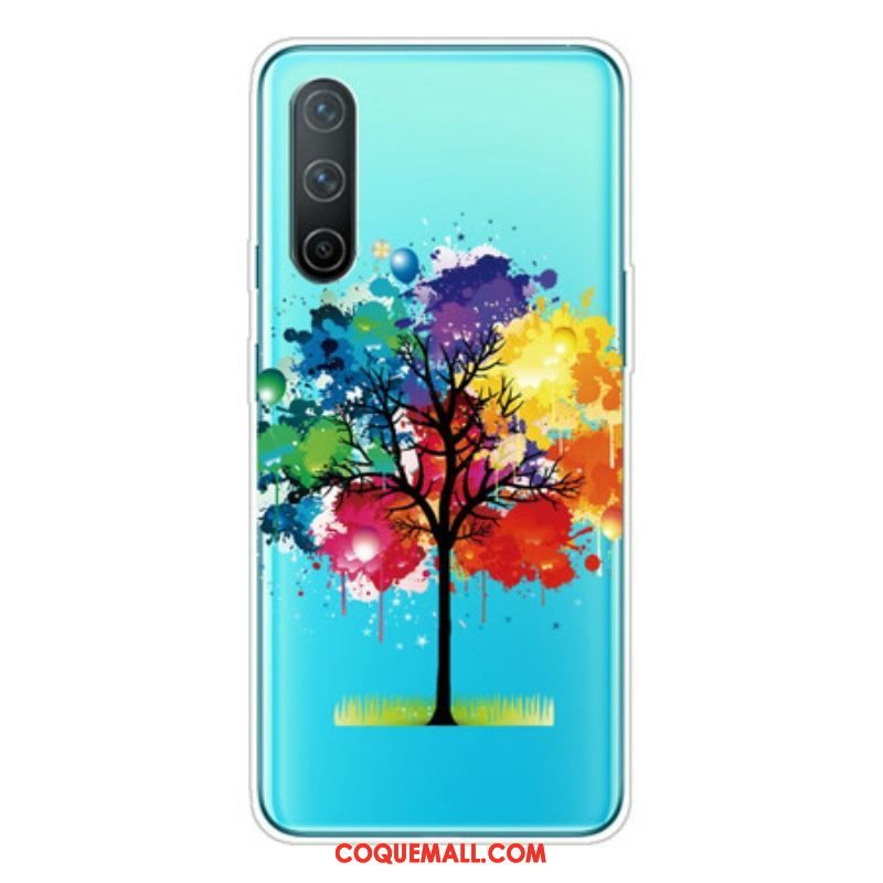 Coque OnePlus Nord CE 5G Transparente Arbre Aquarelle