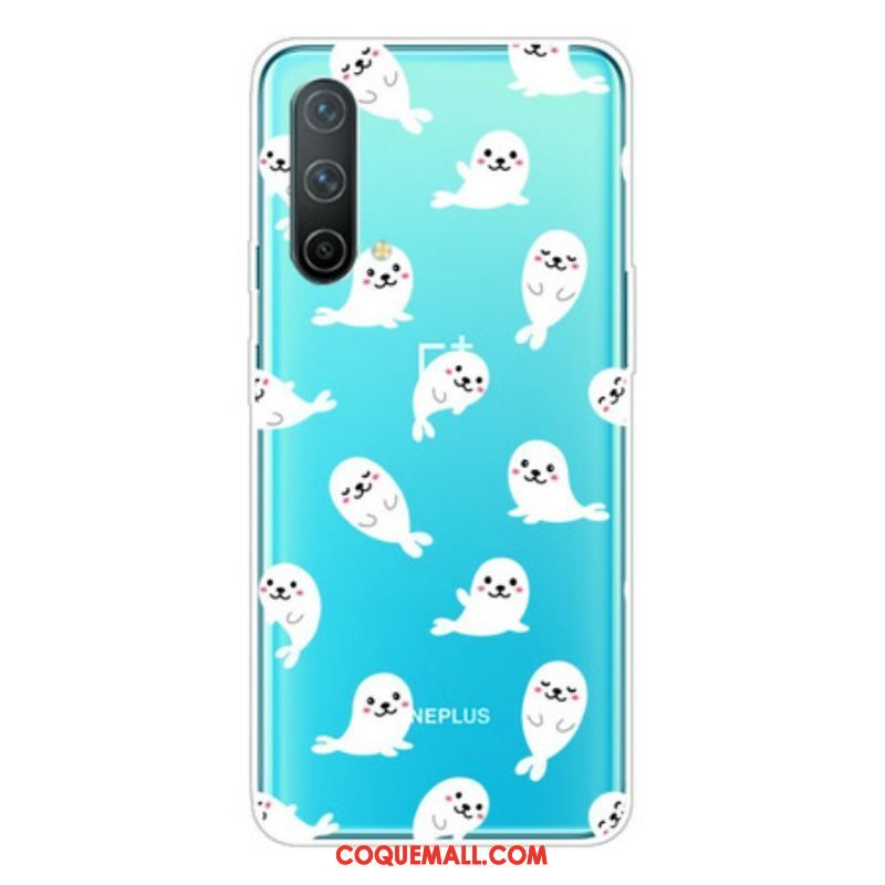 Coque OnePlus Nord CE 5G Transparente Otaries Fun