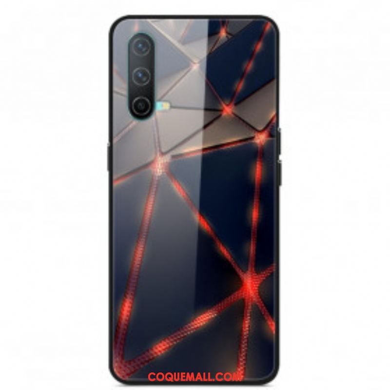 Coque OnePlus Nord CE 5G Verre Trempé Rayon Rouge