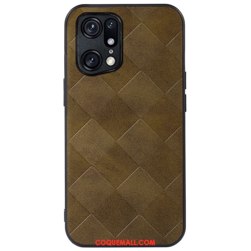 Coque Oppo Find X5 Pro Texture Tissée