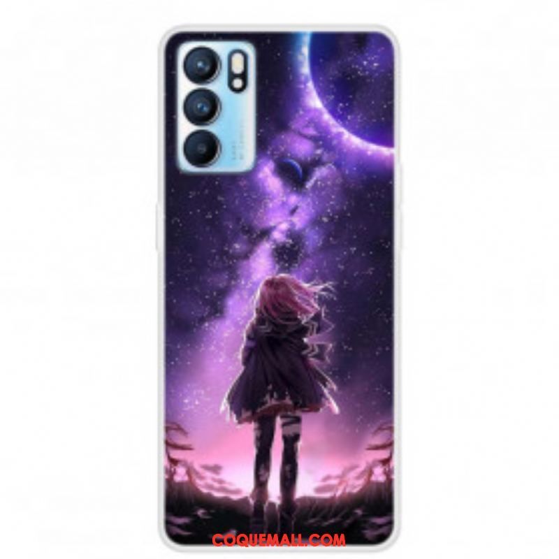 Coque Oppo Reno 6 5G Pleine Lune Magique