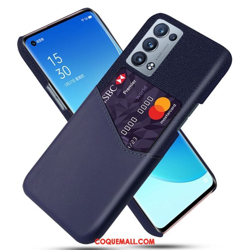 Coque Oppo Reno 6 PRo 5G Porte-Carte Accès Facile