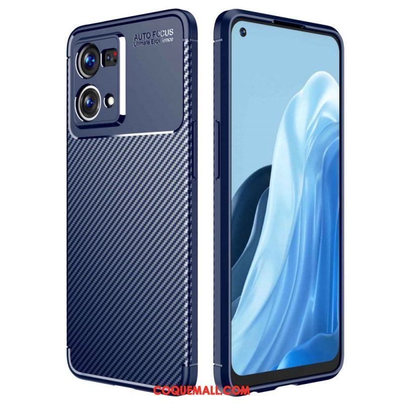 Coque Oppo Reno 7 Fibre Carbone Flexible