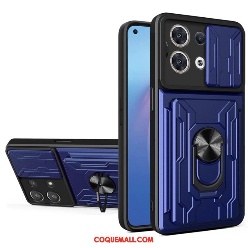 Coque Oppo Reno 8 Anneau Premium