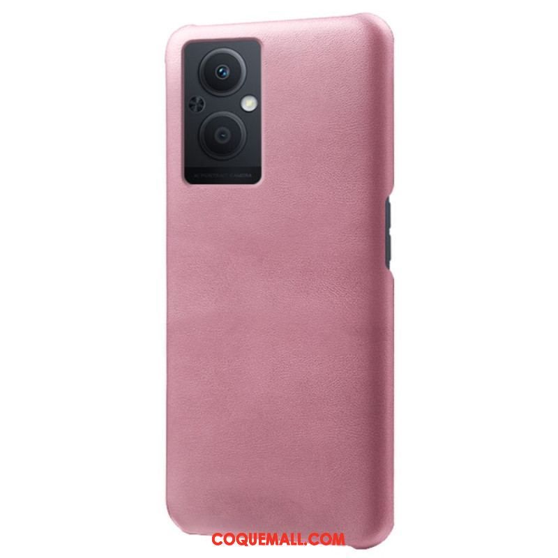 Coque Oppo Reno 8 Lite Effet Cuir