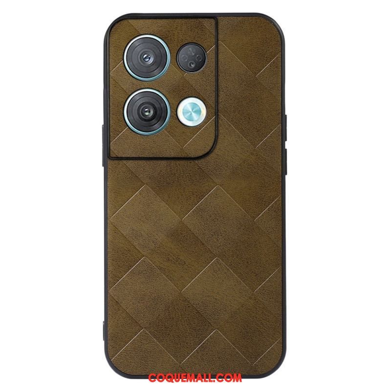 Coque Oppo Reno 8 Style Tissé