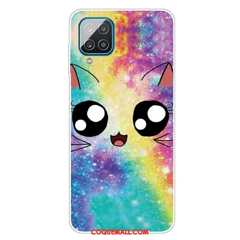 Coque Samsung Galaxy A12 / M12 Chat Cartoon